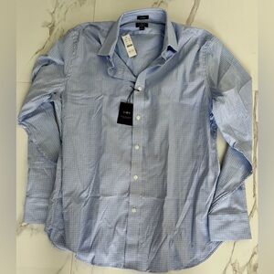 J Crew Men’s Dress Shirt NWT Bowery performance Classic Size L